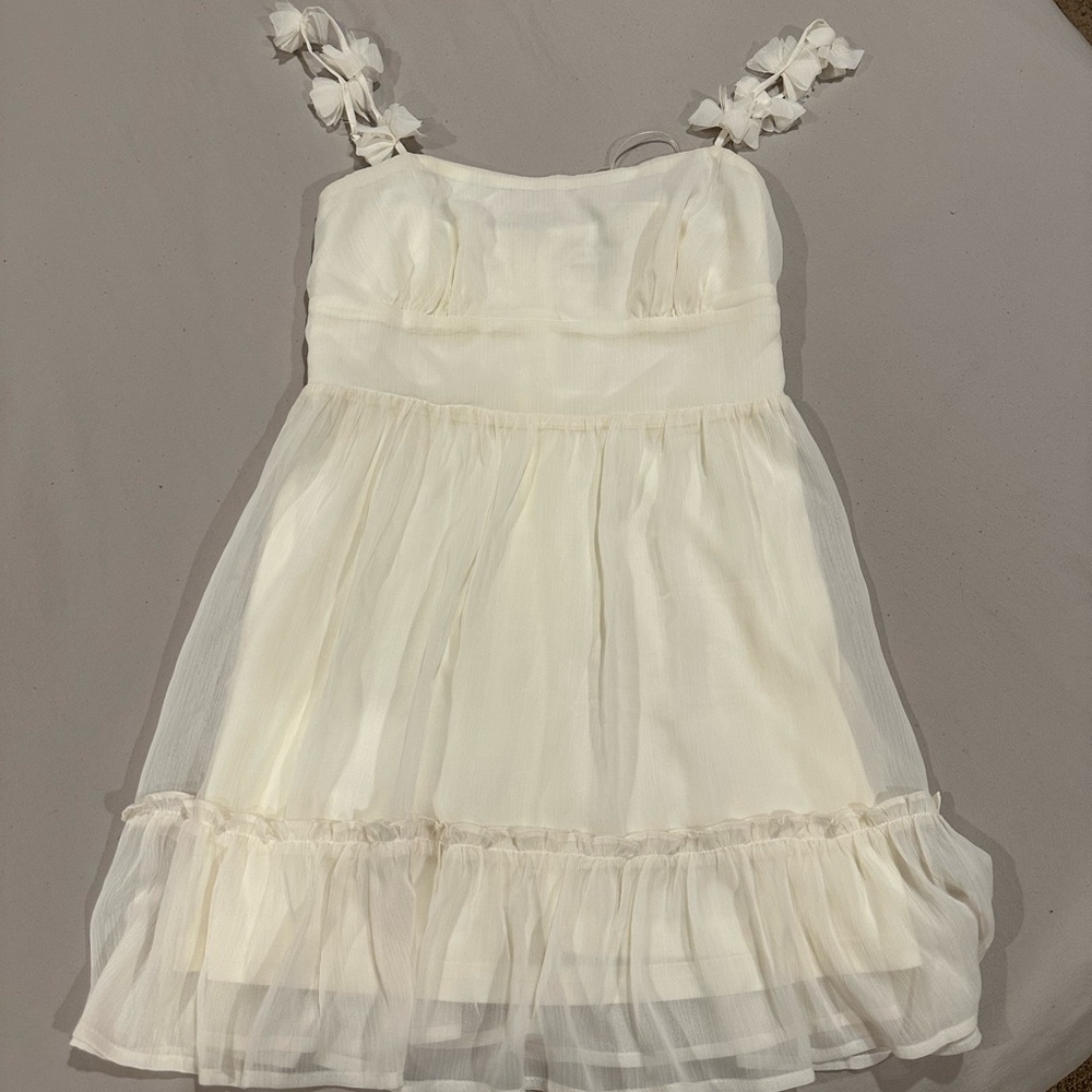 Lush Cream Spaghetti Strap Sundress